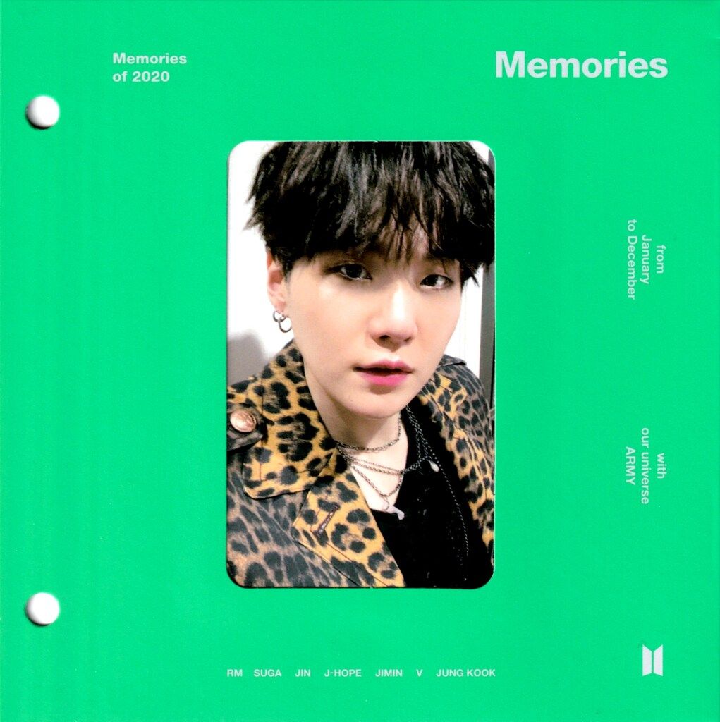 BTS memories 2020 Blu-ray トレカSUGA BTS memories 2020 Blu-ray トレカSUGA BTS Memories of 2020 Blu-ray