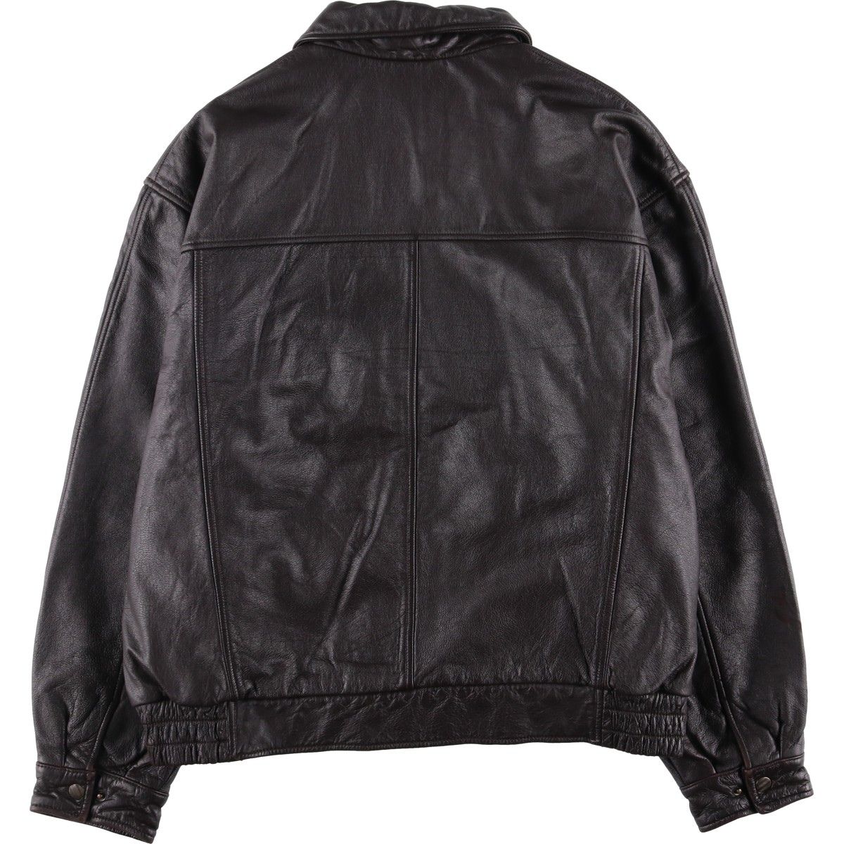 ST JOHN'S BAY セントジョンズベイ レザーブルゾン 90s st.johns bay セントジョンズベイ レザー スイングトップ 90s - メルカリ