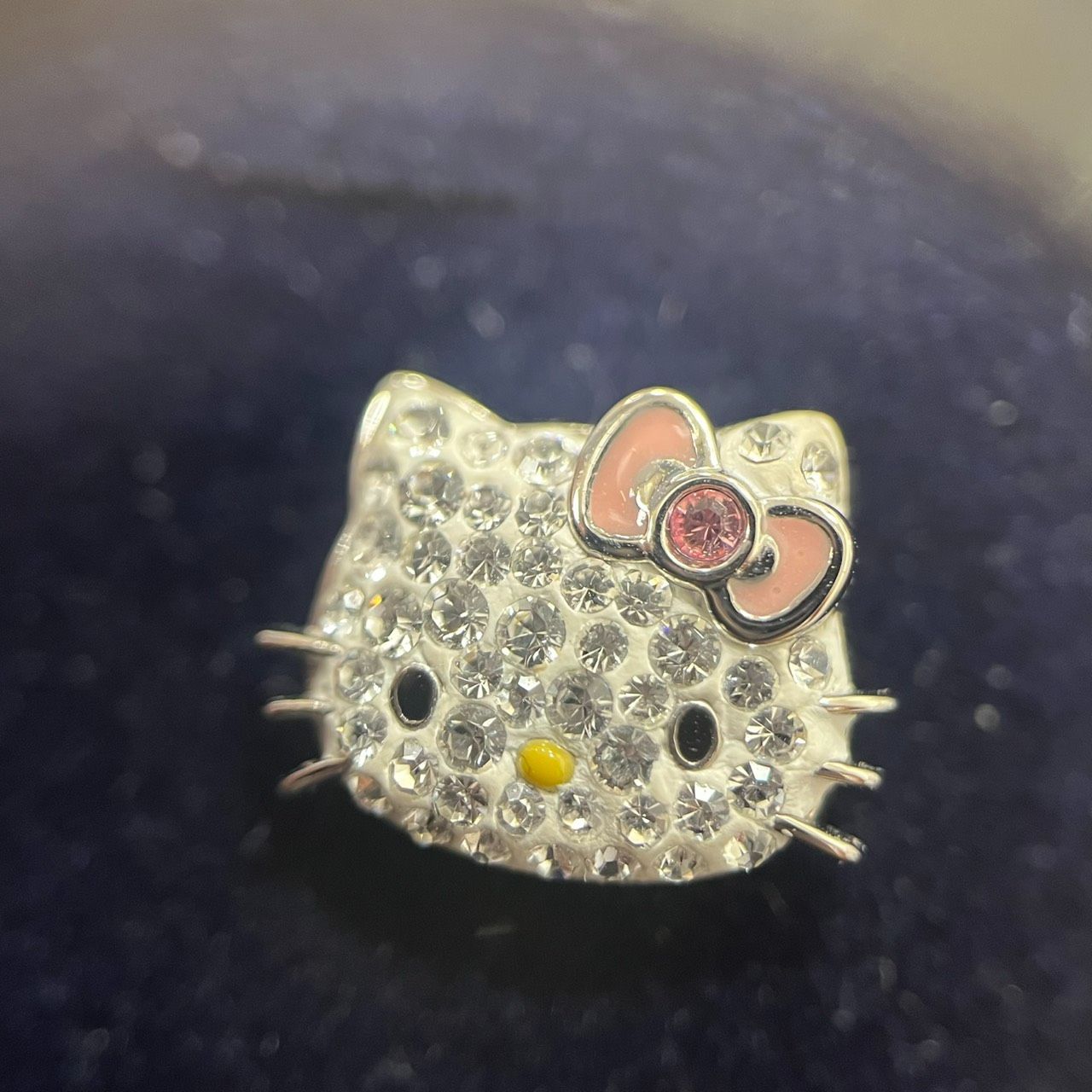 EL6】 Swarovski スワロフスキー キティ ピアス ストーン コラボ