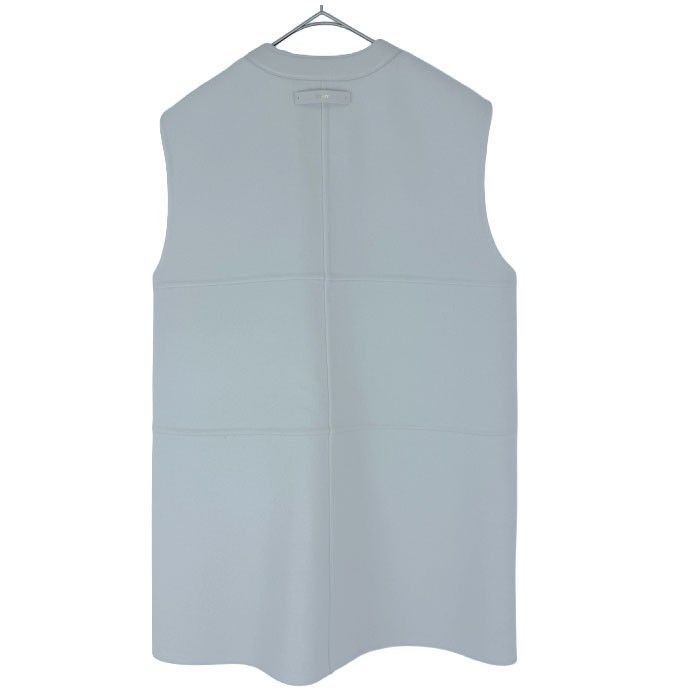 ドゥロワー drawer ジレ　ベスト Drawer ドゥロワー ウール レザーコンビ ベスト ジレ - メルカリ