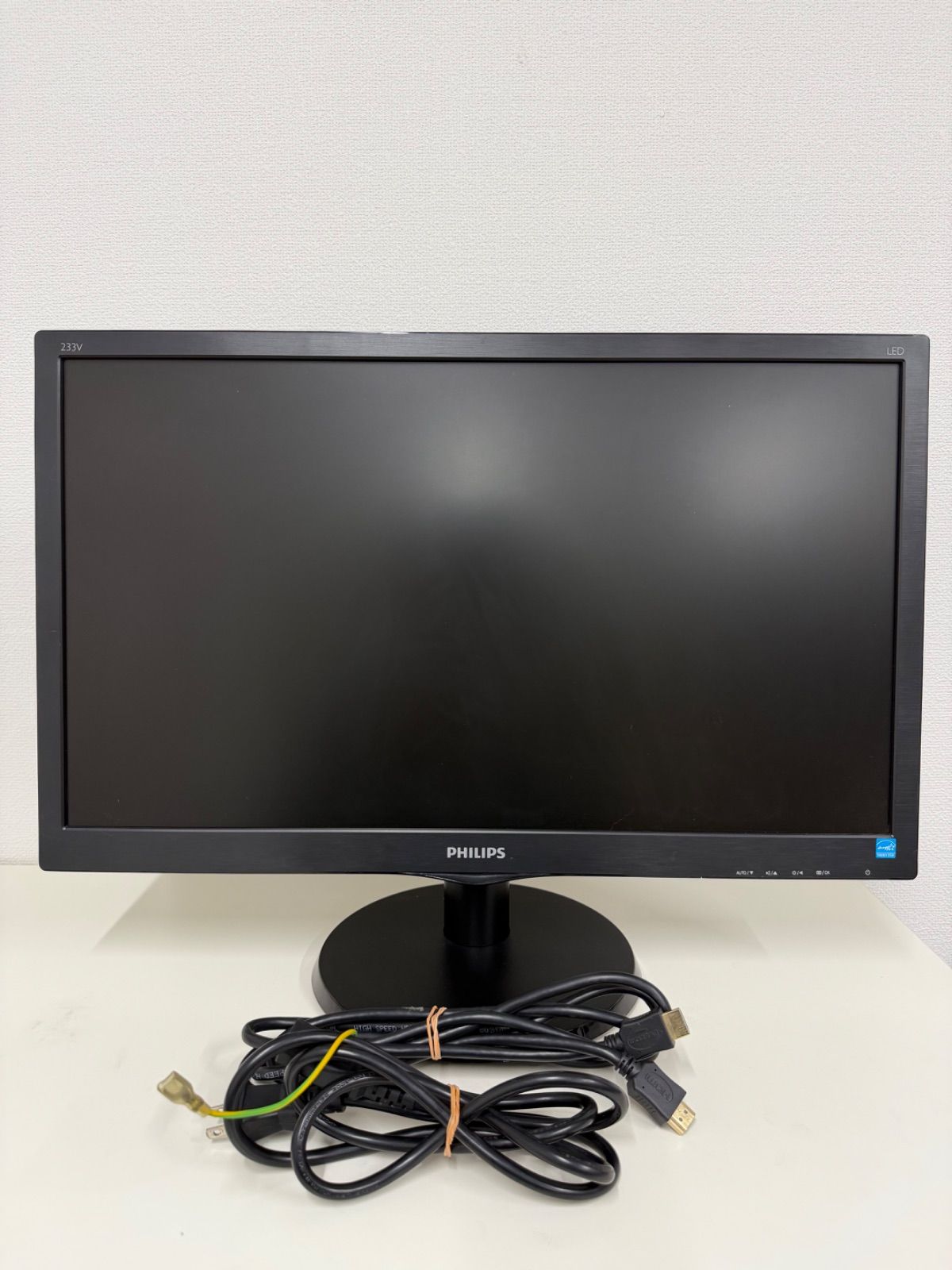ディスプレイ・モニター M【美品】PHILIPS フィリップス 233V5L 23 