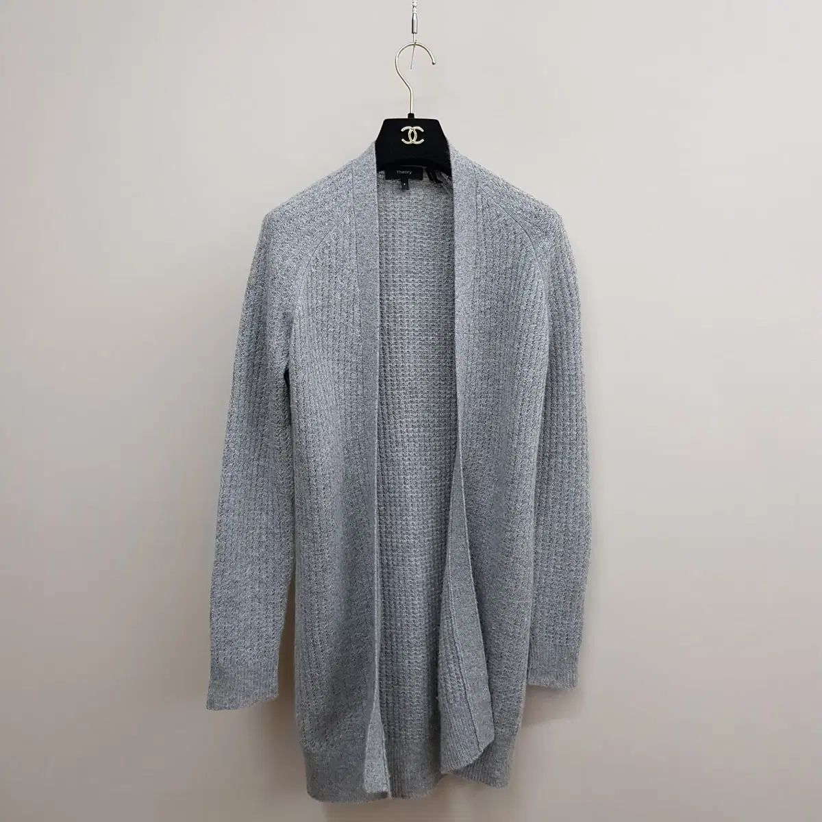 セオリー THEORY カシミア 100% ロング カーディガン コート Pサイズ