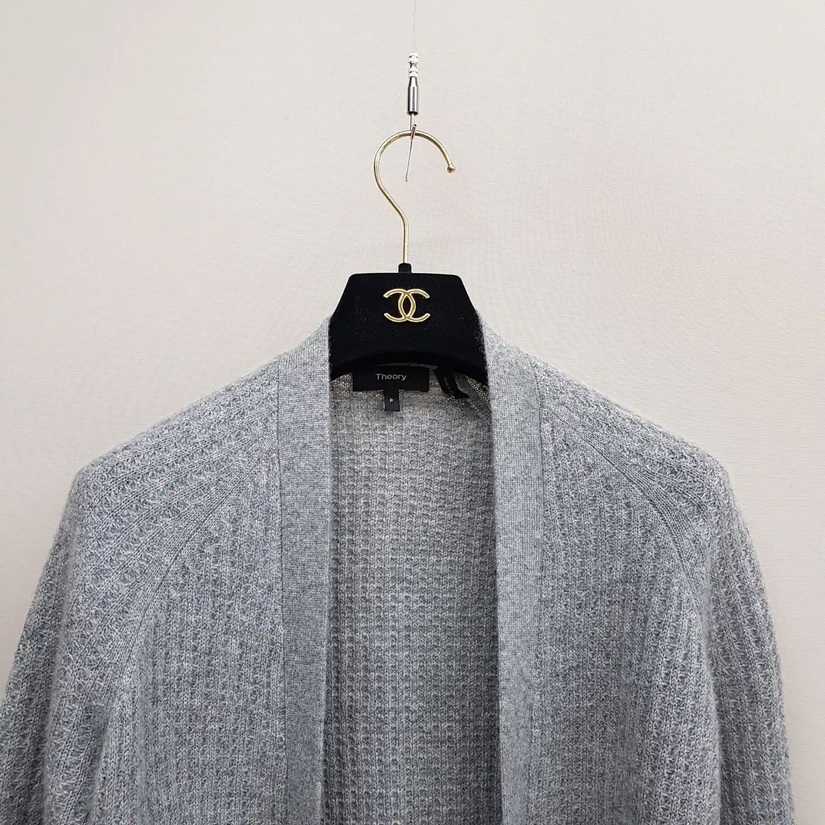 セオリー THEORY カシミア 100% ロング カーディガン コート Pサイズ