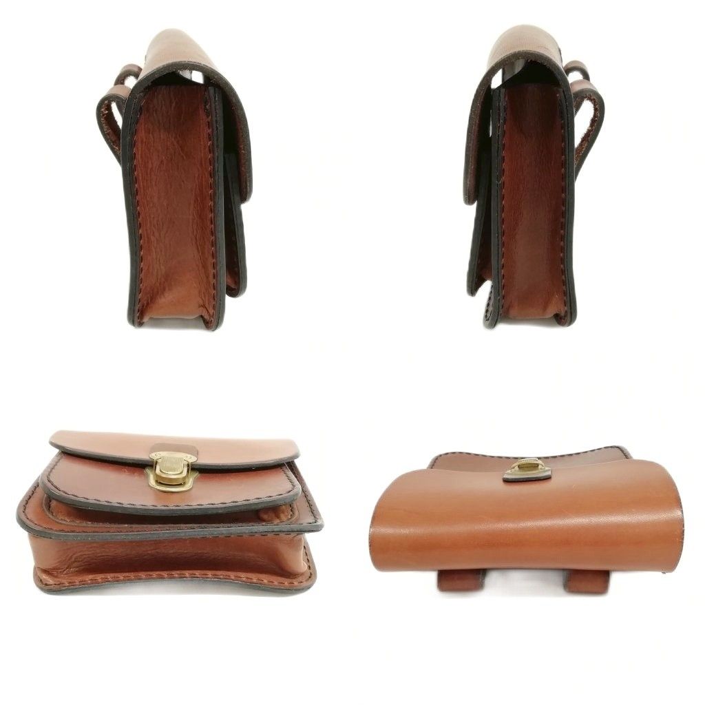 前ポケット付ベルトポーチ・横型 創業初期から作り続けている厚革のシンプルベルトポーチ / 革鞄のHERZ