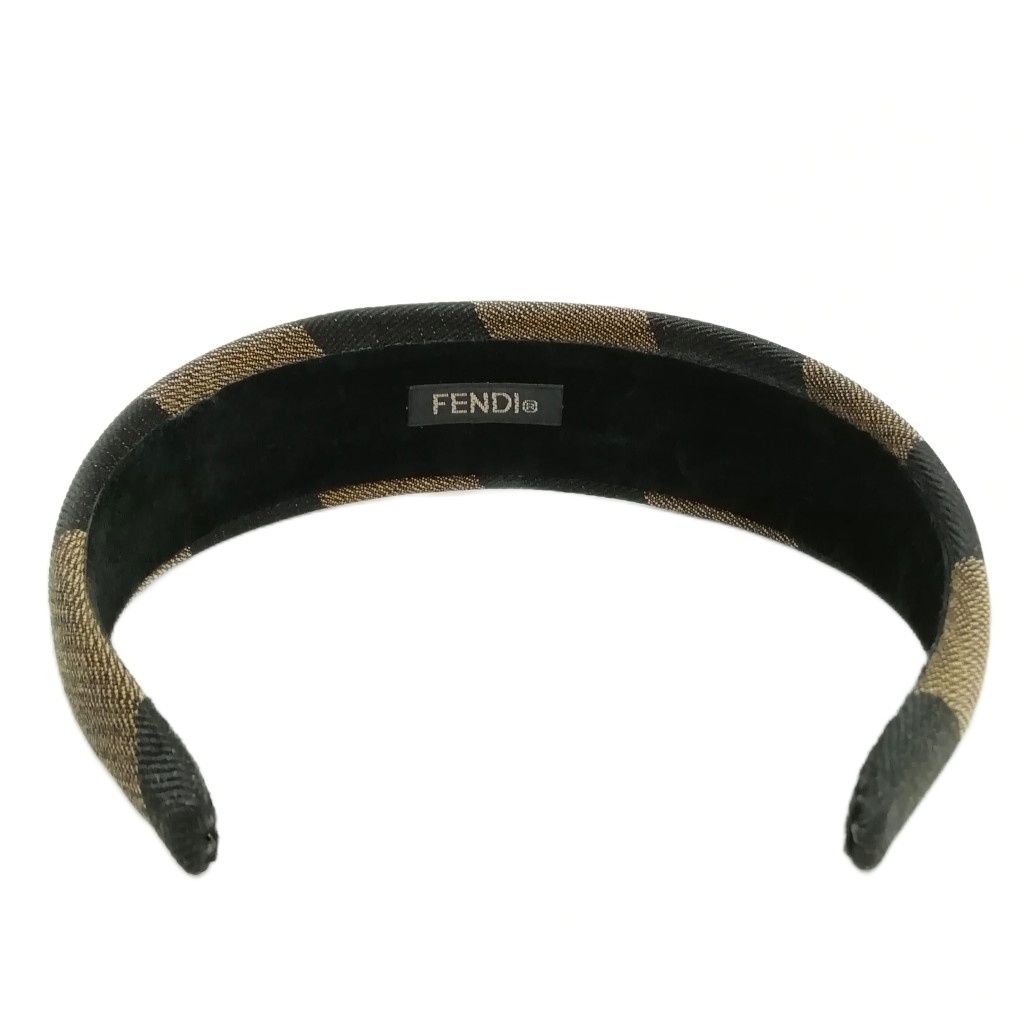 FENDI フェンディ カチューシャ ペカン柄 ヘアアクセサリー 小物 FENDI フェンディ カチューシャ ペカン柄 ヘアアクセサリー 小物 FENDI