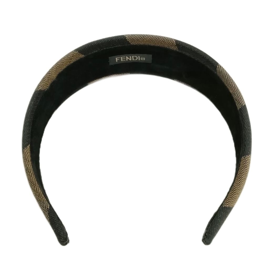 フェンディ FENDI ヴィンテージ ぺカン カチューシャ ヘアアクセサリー