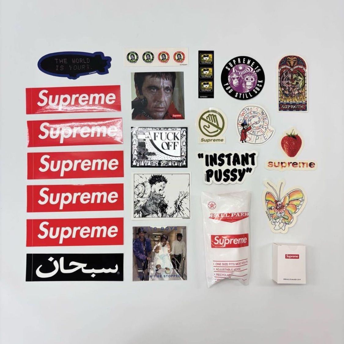 未使用 Supreme シュプリーム ステッカー ノベルティー セット ③