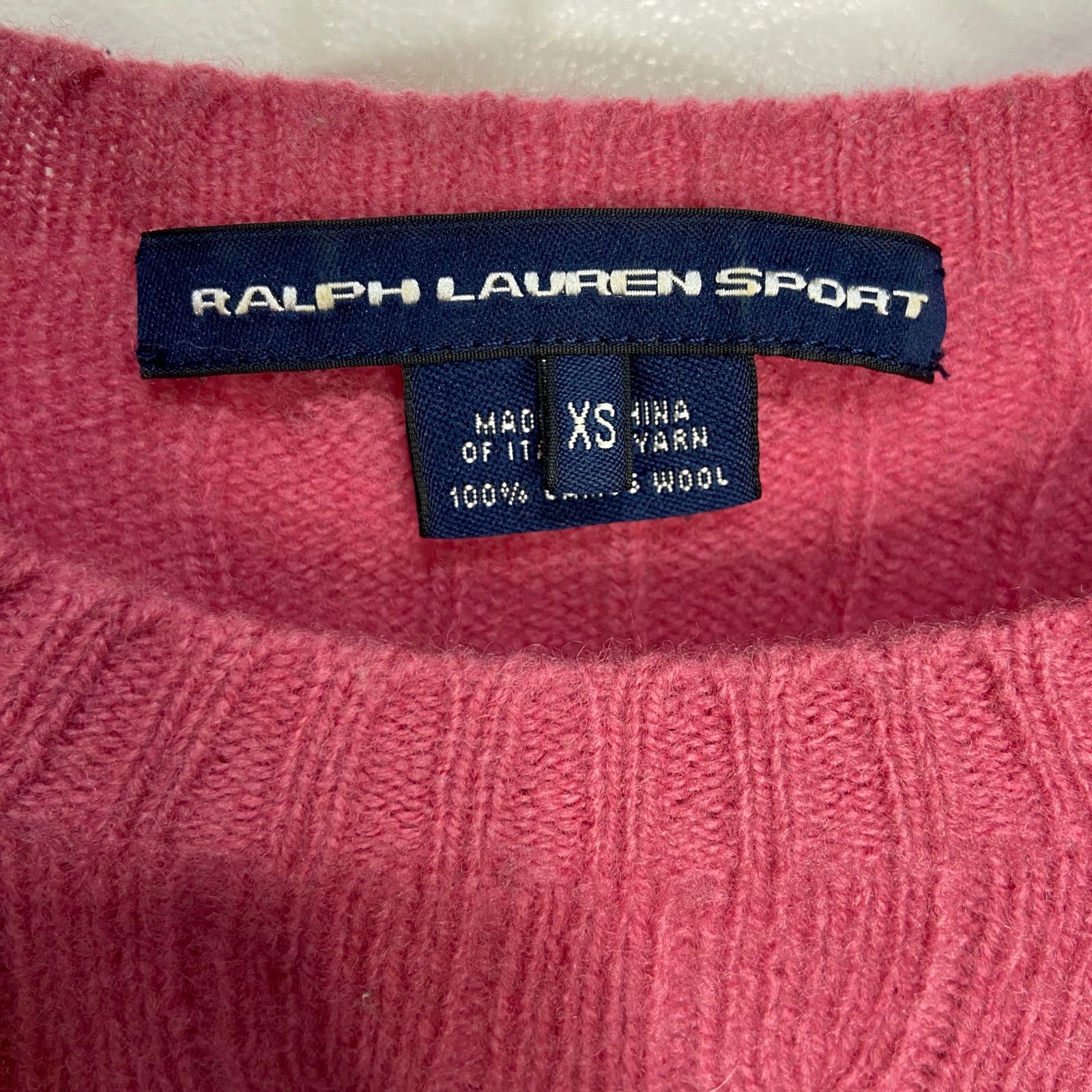 ☆RALPH LAUREN SPORT☆ラルフローレン☆ケーブル編みセーター☆ウール