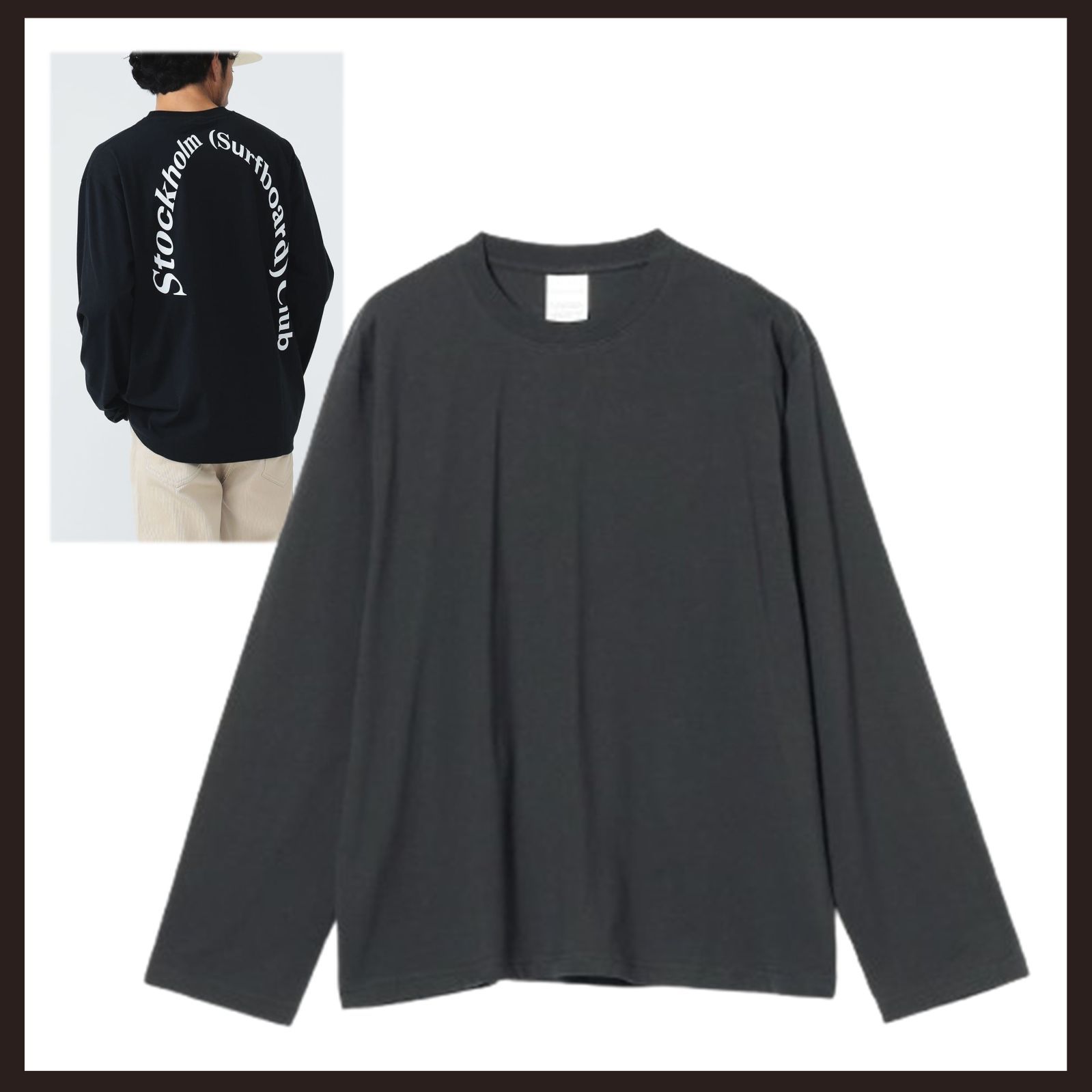 ストックホルムサーフボードクラブ シアサッカー プルオーバーシャツ