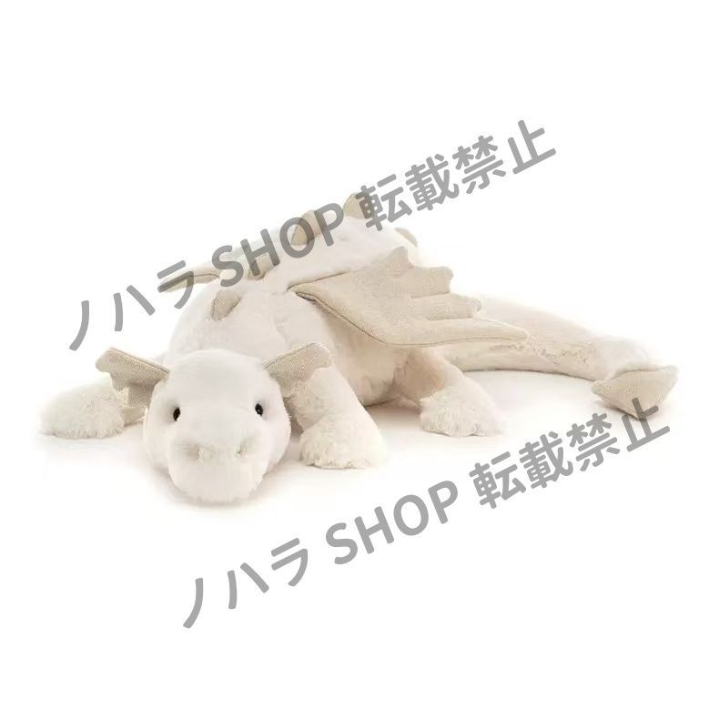Jellycat ジェリーキャット ファン ホワイト スノー ドラゴン