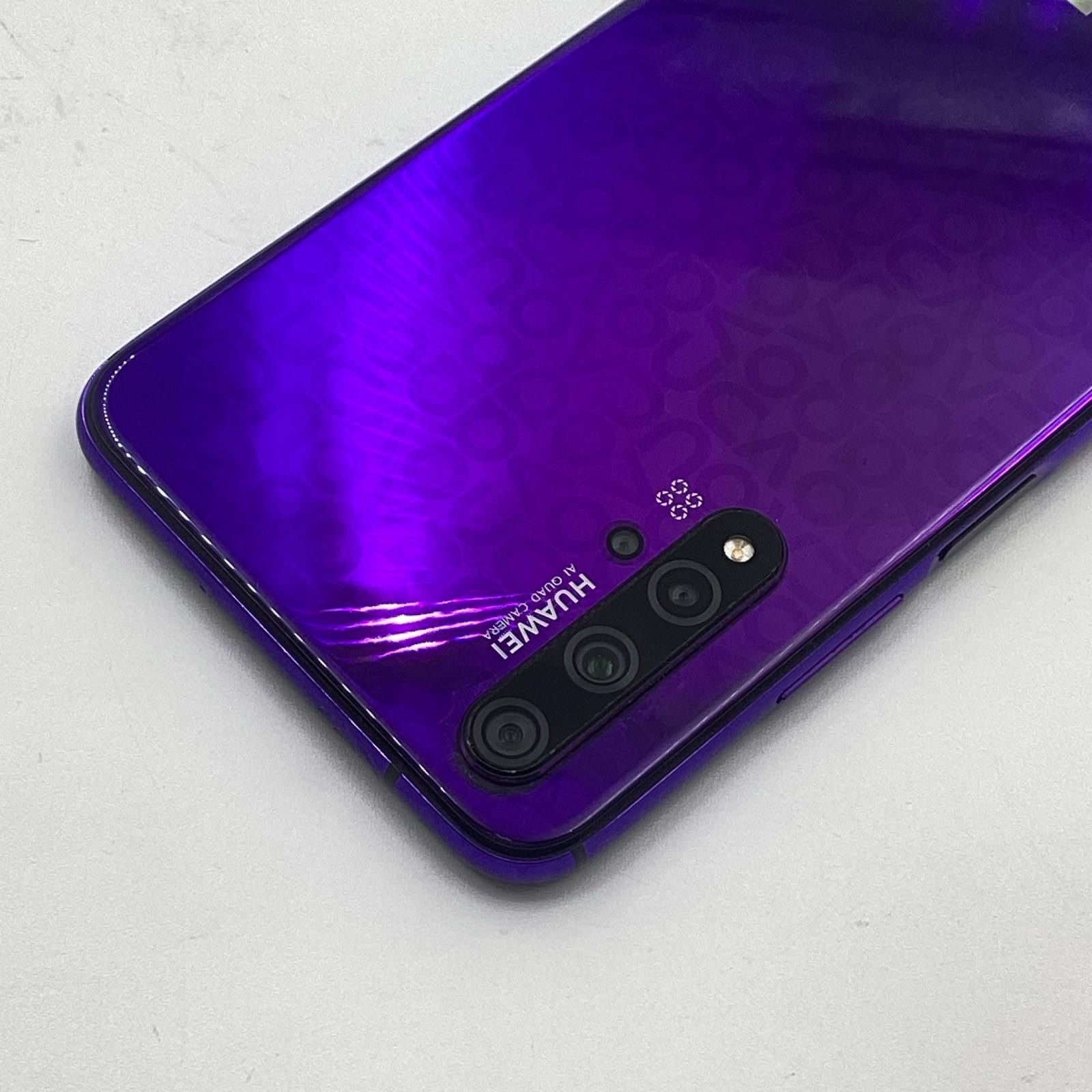 Huawei nova 5T 128GB ミッドサマーパープル SIMフリー YAL-L21 白ロム