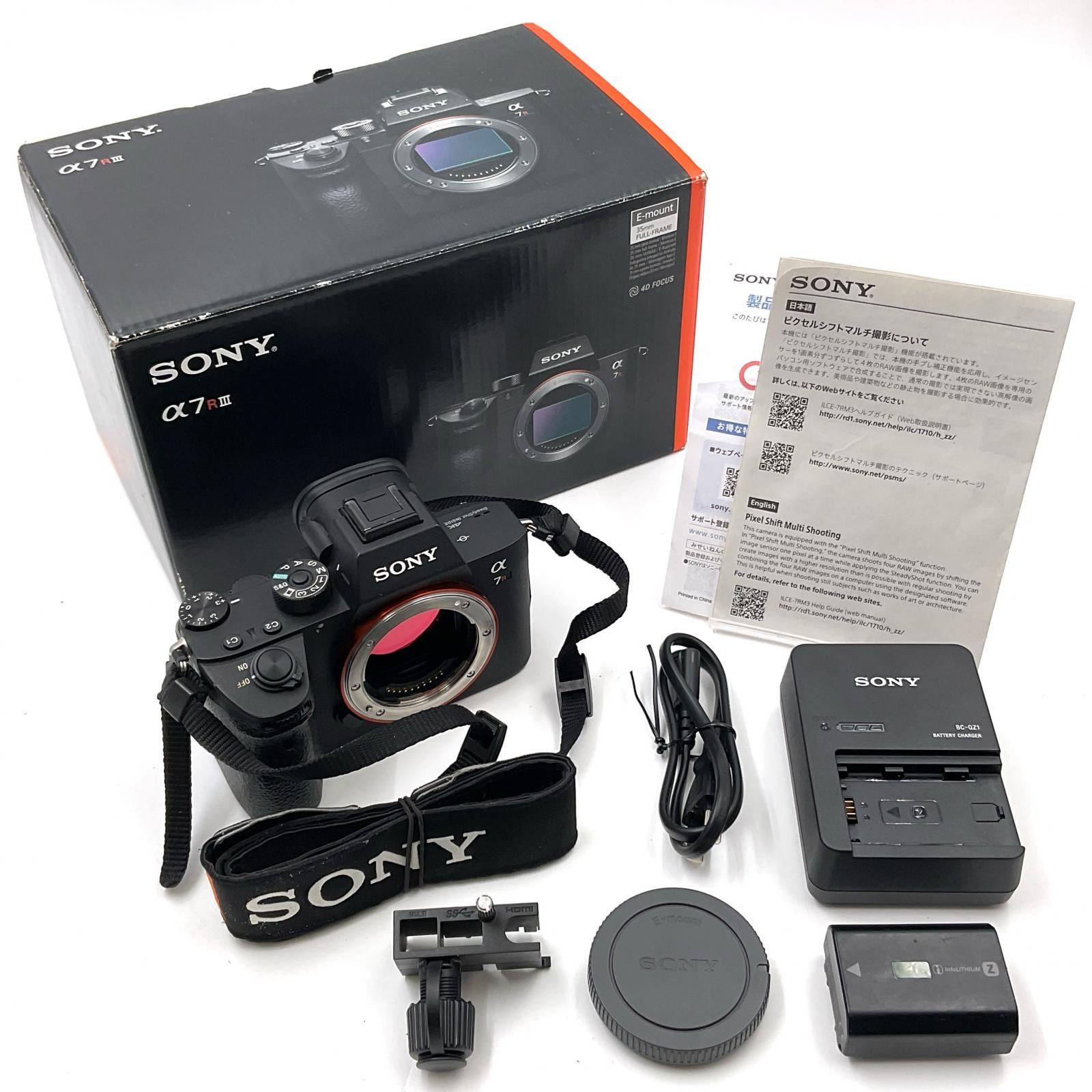 全額返金保証】【最速発送】Sony デジタル一眼 α7R III ILCE-7RM3  