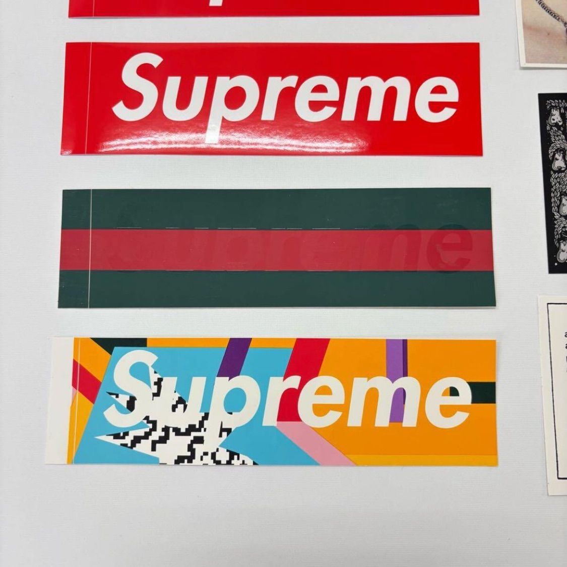 未使用 Supreme シュプリーム ステッカー ノベルティー セット ②