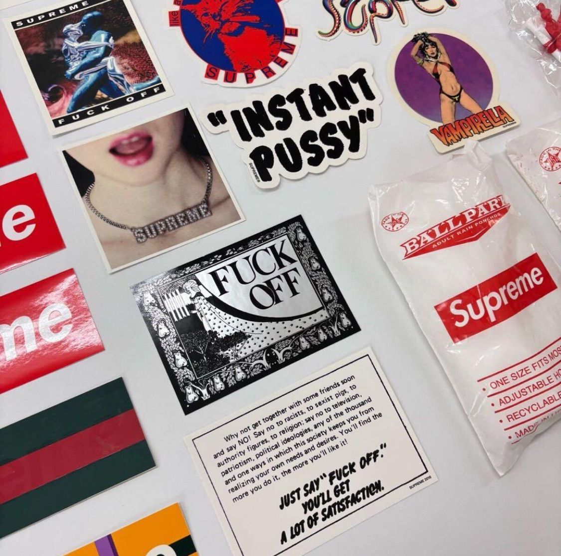未使用 Supreme シュプリーム ステッカー ノベルティー セット ②