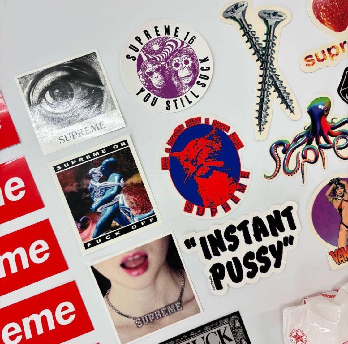 未使用 Supreme シュプリーム ステッカー ノベルティー セット ②