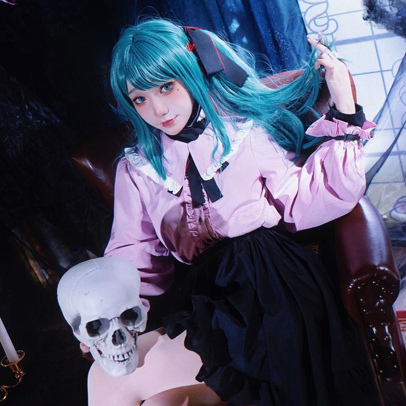 初音ミク ゲーム コス 吸血鬼 未来 コスプレ 服装 全身 アニメ 女性用 ワンピース meilu 51209