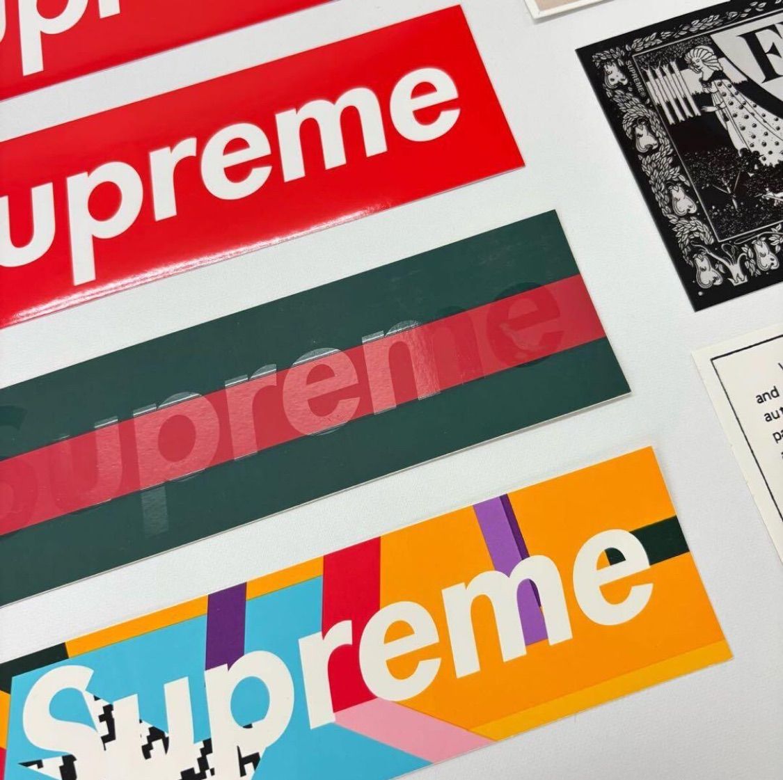 未使用 Supreme シュプリーム ステッカー ノベルティー セット ②