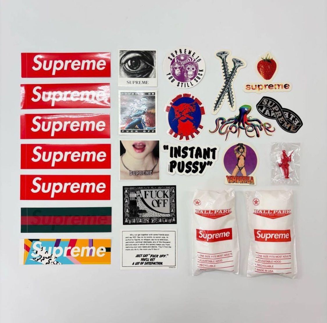 未使用 Supreme シュプリーム ステッカー ノベルティー セット ②