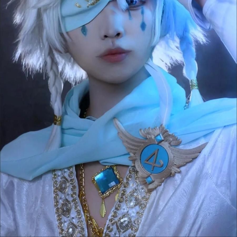 Identity V 予言者 白 真理の下 コスプレ衣装 フルセット meilu 51209