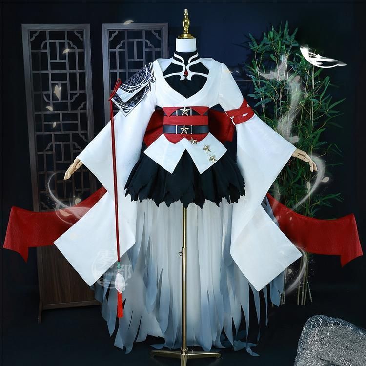 ♥ 霧都 ウードゥ 三眼哮天録 楊? 仙鶴服 コスプレ衣装 女性用 戦神 衣装 meilu 51209