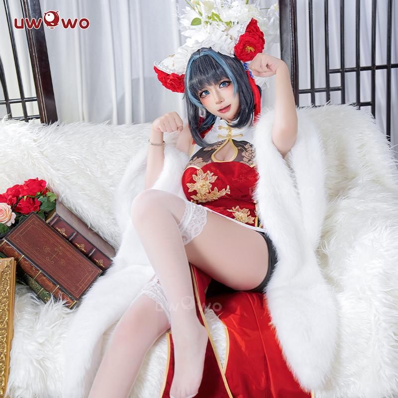 悠窩窩 アズールレーン コスプレ 衣装 チェシャー 新年旗袍 meilu 51209