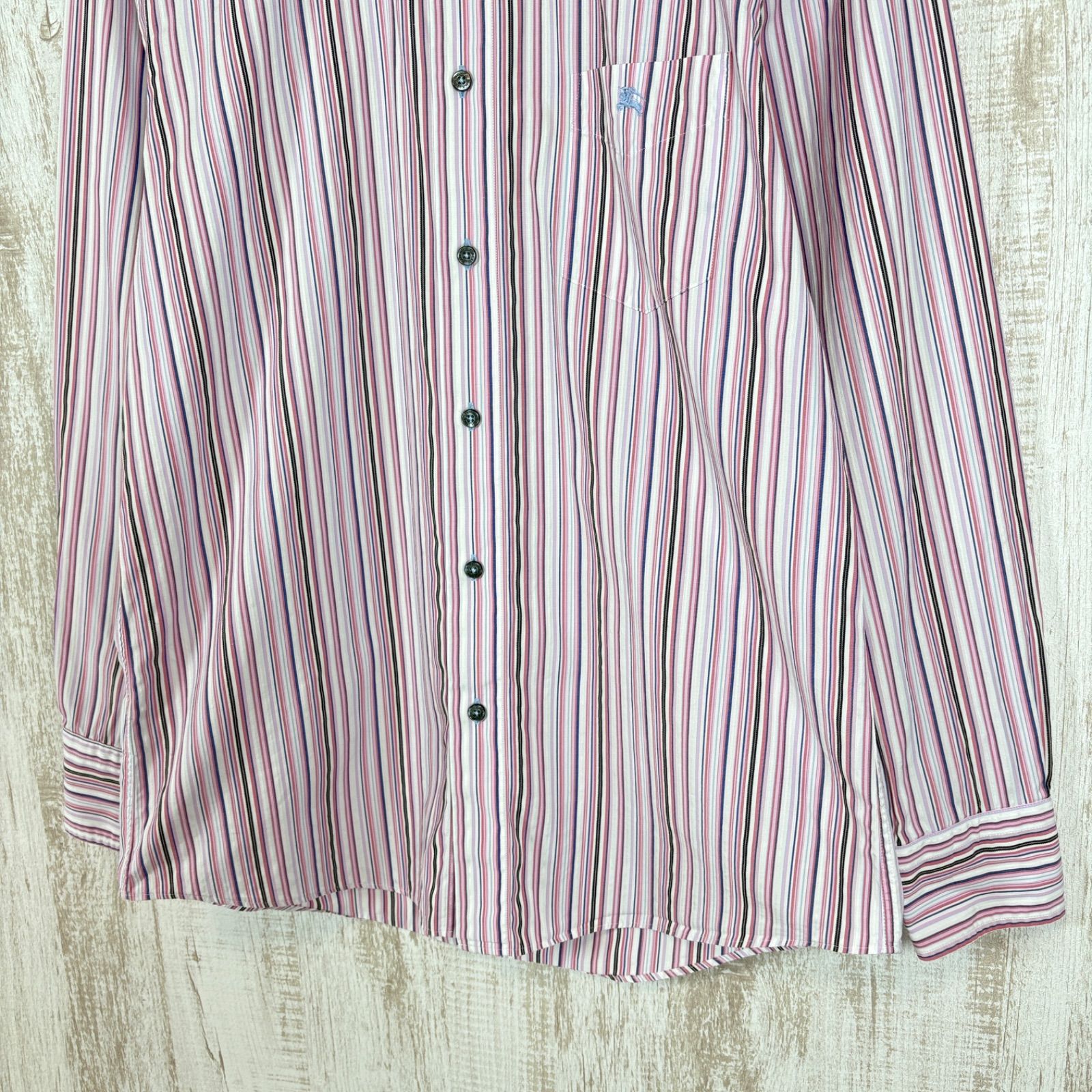 美品 BURBERRY BLACK LABEL バーバリーブラックレーベル ホースロゴ