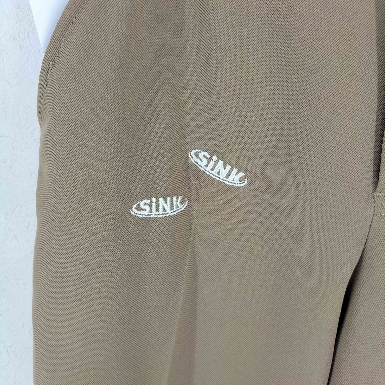 ユーズドフルギ USED古着 ロゴ刺繍入り スラックスパンツ レディース