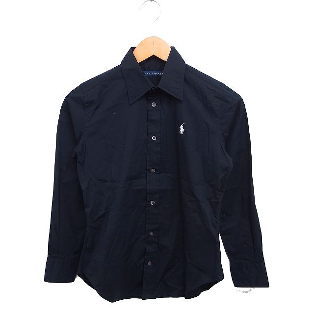 ラルフローレン　スエード　シャツ　ブラック コットン100% ラルフローレン スエード シャツ ブラック コットン100% ラルフ