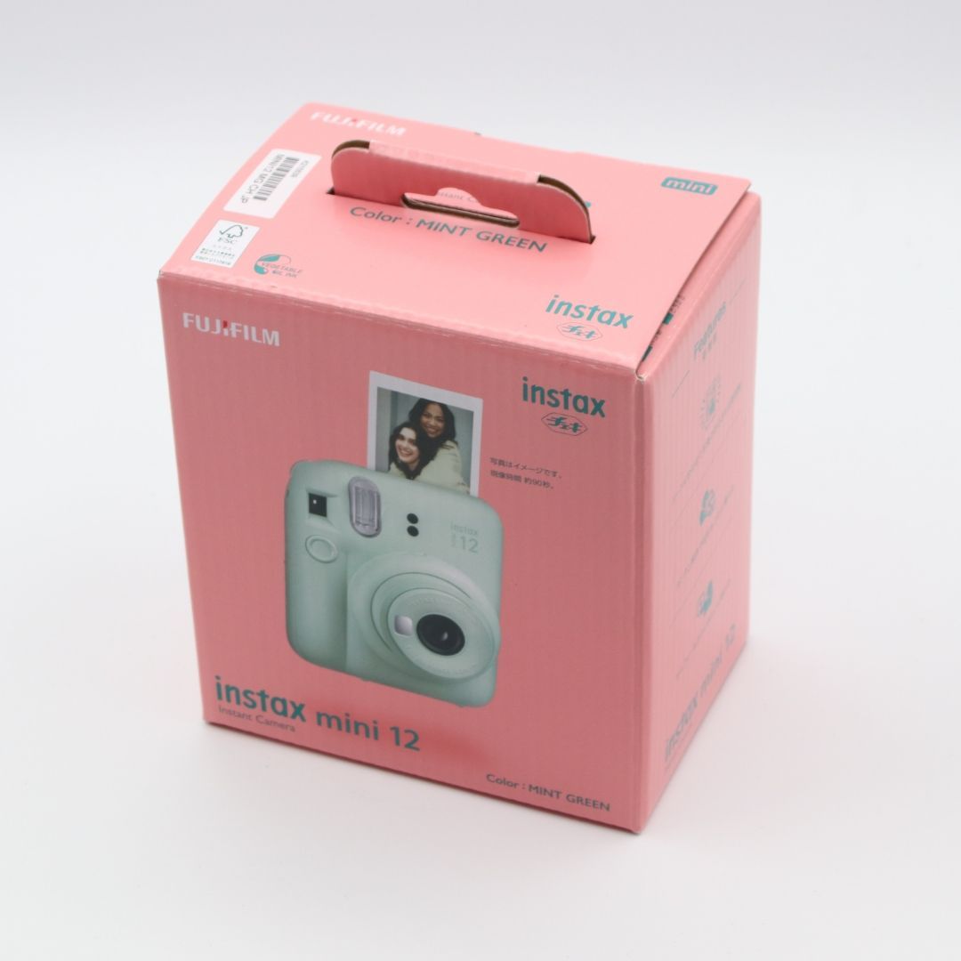 送料込 即日発送】新品・未開封 FUJIFILM instax mini12 チェキ ミント 
