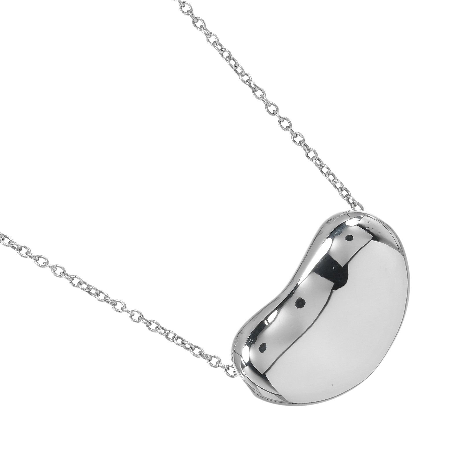 希少❗️ ティファニー オニキス ビーンズ SILVER925 ネックレス TIFFANY&Co.】ティファニー ビーン シルバー925 ユニセックス 7.7g
