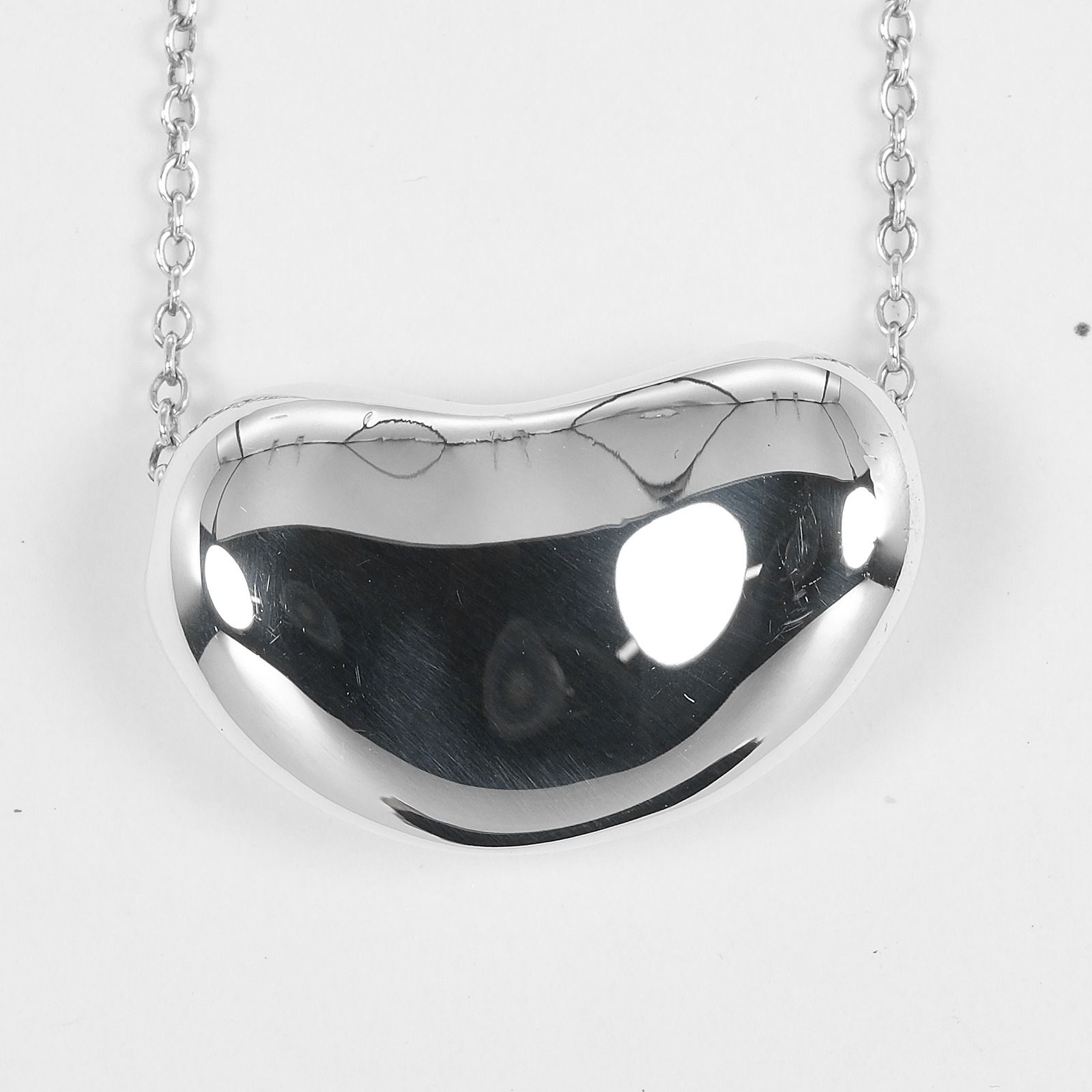 希少❗️ ティファニー オニキス ビーンズ SILVER925 ネックレス TIFFANY&Co.】ティファニー ビーン シルバー925 ユニセックス 7.7g
