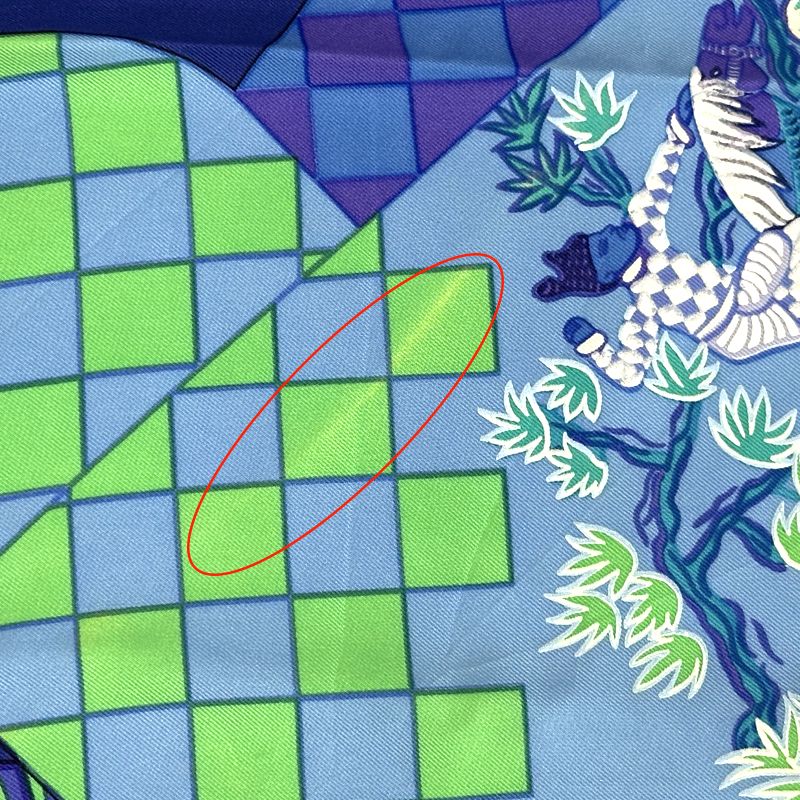 エルメス HERMES スカーフ カレ90 KIMONO et INROS 着物と印龍