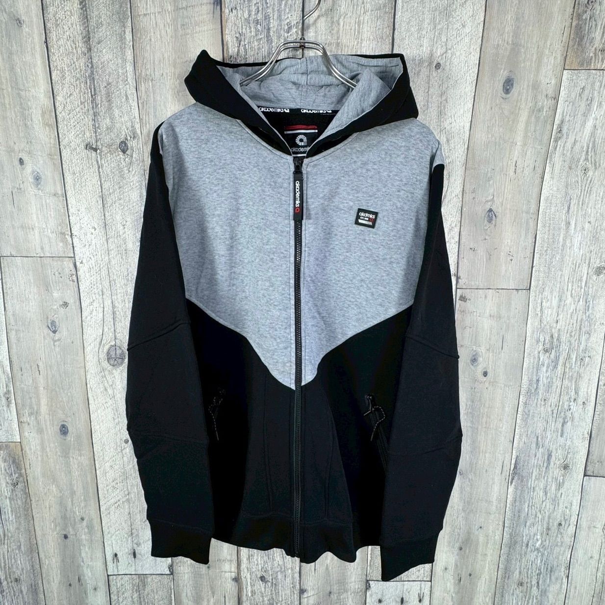AKADEMIKS アカデミクス 裏起毛 スウェット スエット ジップ パーカー 