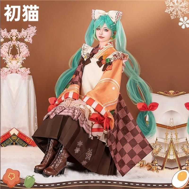 初獣猫 初音ミク 雪ミク 2025 コスプレ衣装 meilu 51204