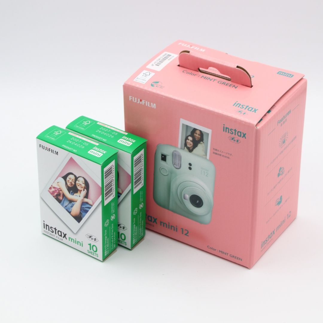 intax mini チェキフィルム(開封済み未使用品) 12個セット 【公式通販】