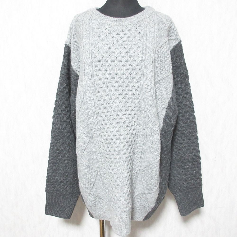 スピックアンドスパン セーター ニット 美品 グレー 美品＊スピック