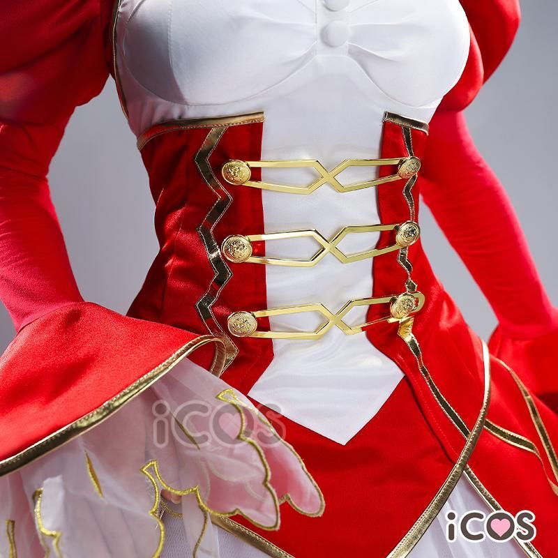 ICOS Fate Grand Order ネロ クラウディウス 初期 赤い戦衣 コスプレ衣装 meilu 51210