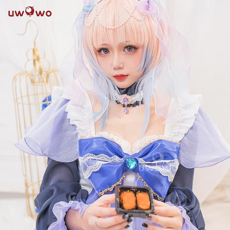 Uwowo悠窩窩 原神 珊瑚宮心海 メイド コスプレ 衣装 meilu 51209