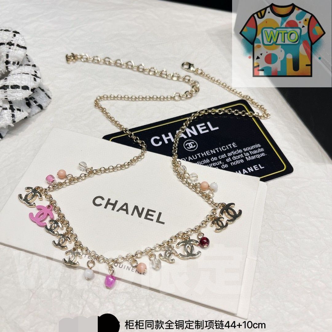 今日特価】Chanel ヴィンテージ アルファベット ネックレス 送料無料