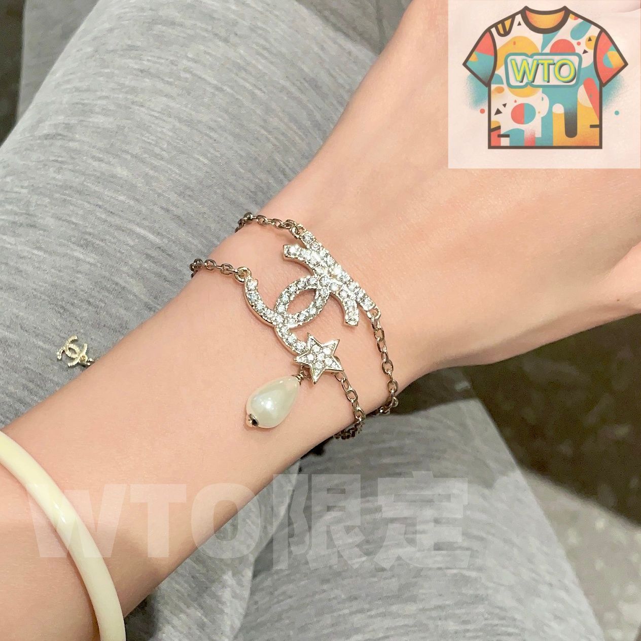 CHANELビンテージブレスレット 中古・古着通販】CHANEL (シャネル) ヴィンテージブレスレット