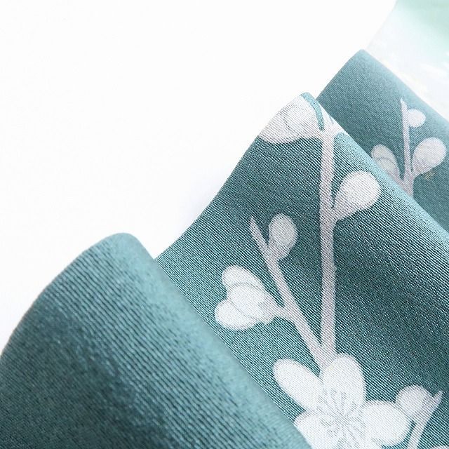 百華❀Y4046◇作家物 吉祥落款 手縫い仕立て 正絹 菊 梅 訪問着 着物