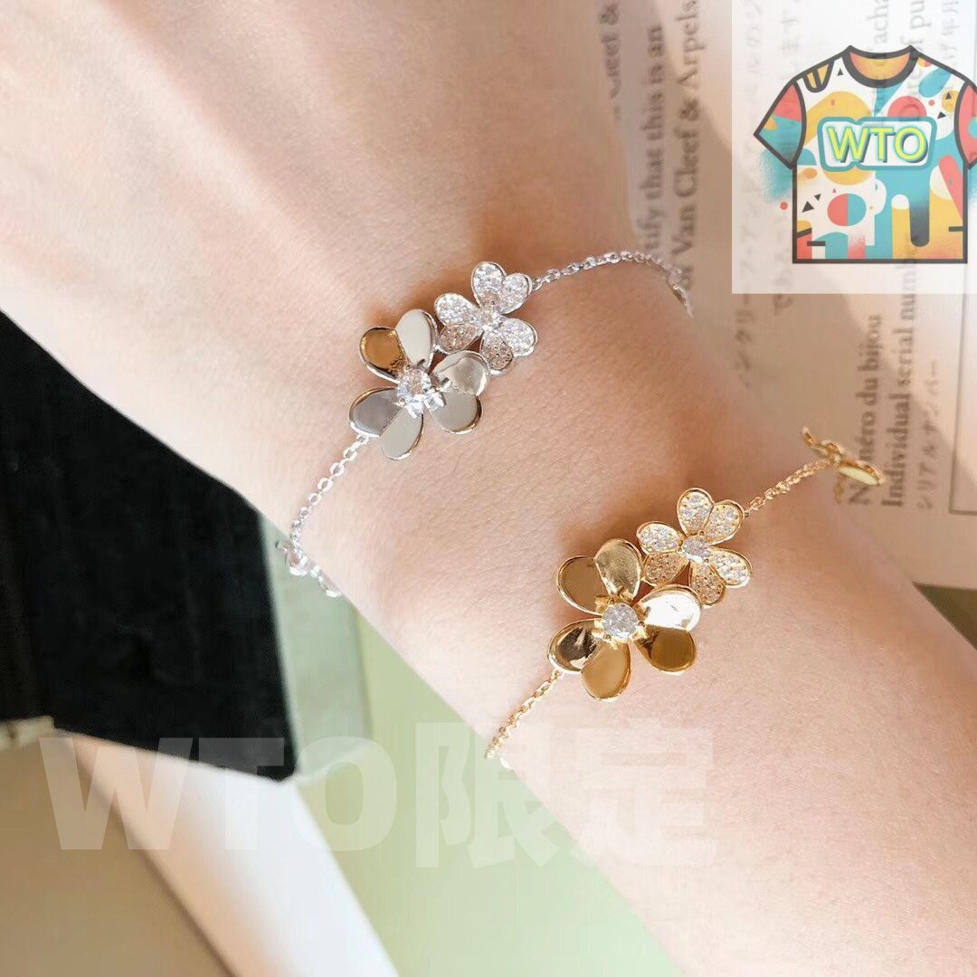 o*o様 Van Cleef & Arpels 花モチーフブレスレット フリヴォル ブレスレット、7フラワー、ラージモデル 18K イエロー