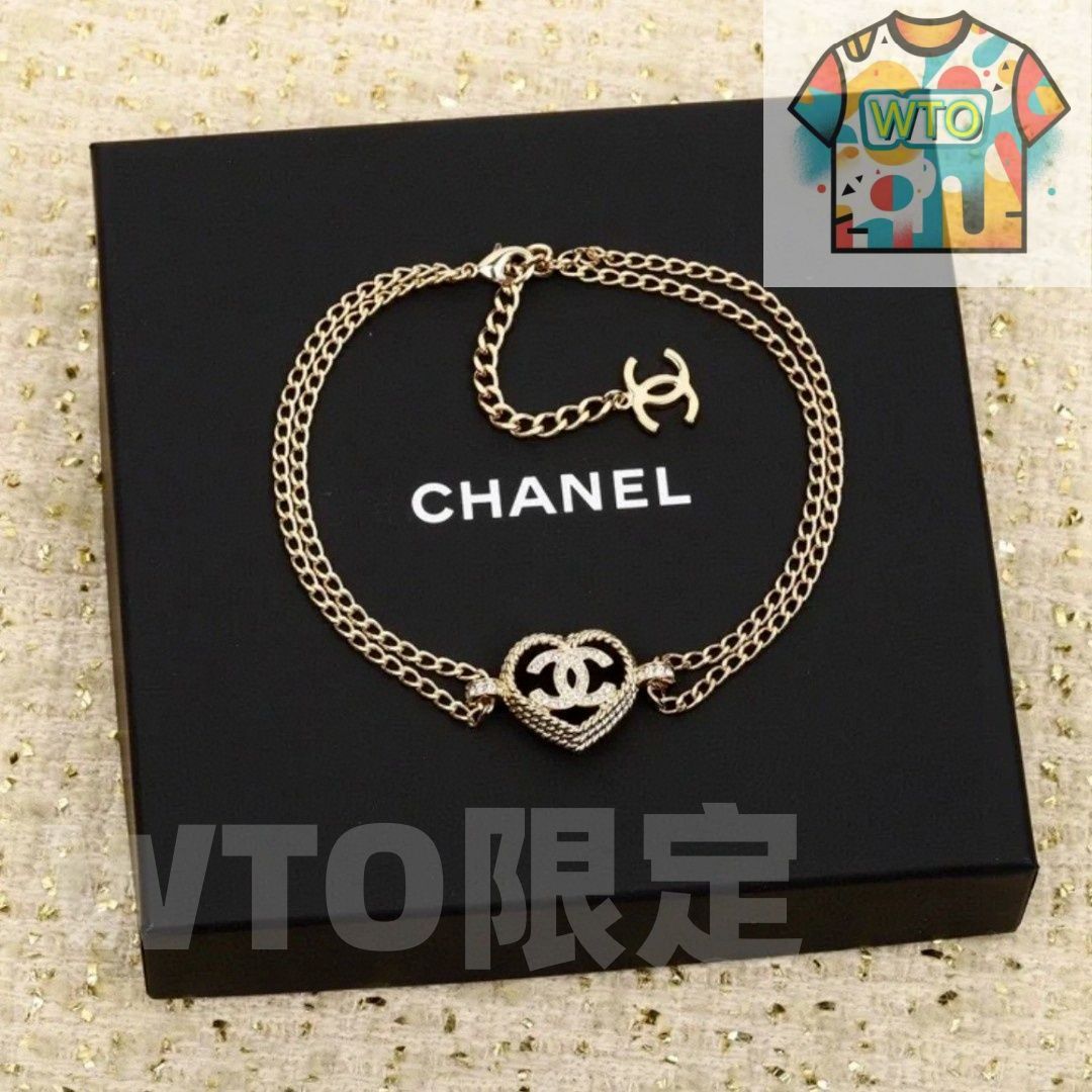 今日特価】CHANEL ヴィンテージ アルファベットネックレス 送料無料