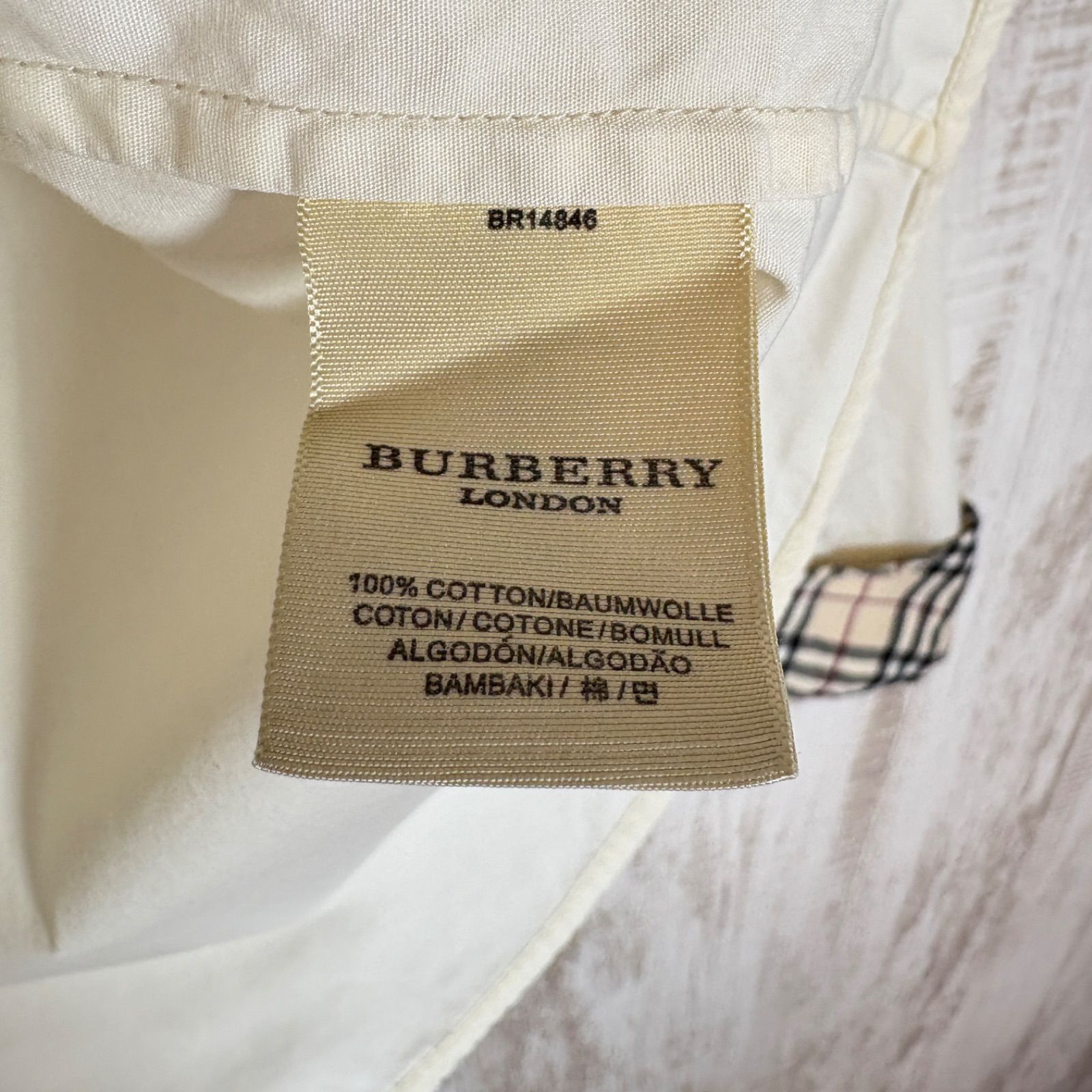 BURBERRY LONDON バーバリーロンドン 現行モデル ホースロゴ刺繍 ノバ