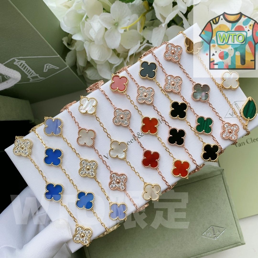 【極美品】Van Cleef & Arpels 四つ葉モチーフ ブレスレット Van Cleef & Arpels]ヴァン クリーフ&アーペル 四つ葉のクローバー