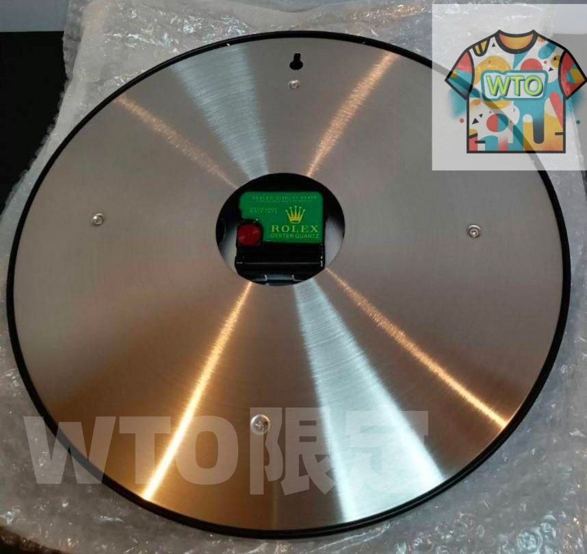 新品未使用　デイトナ　現行タキメーター　掛け時計　非売品 新品未使用 ロレックス デイトナ 現行タキメーターベゼル 掛け時計-WTO