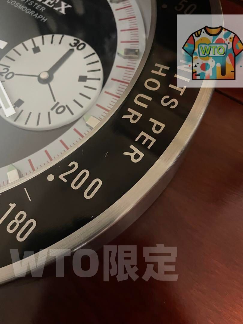 ロレックス デイトナ ポールニューマンスタイル掛け時計, 未使用品-WTO