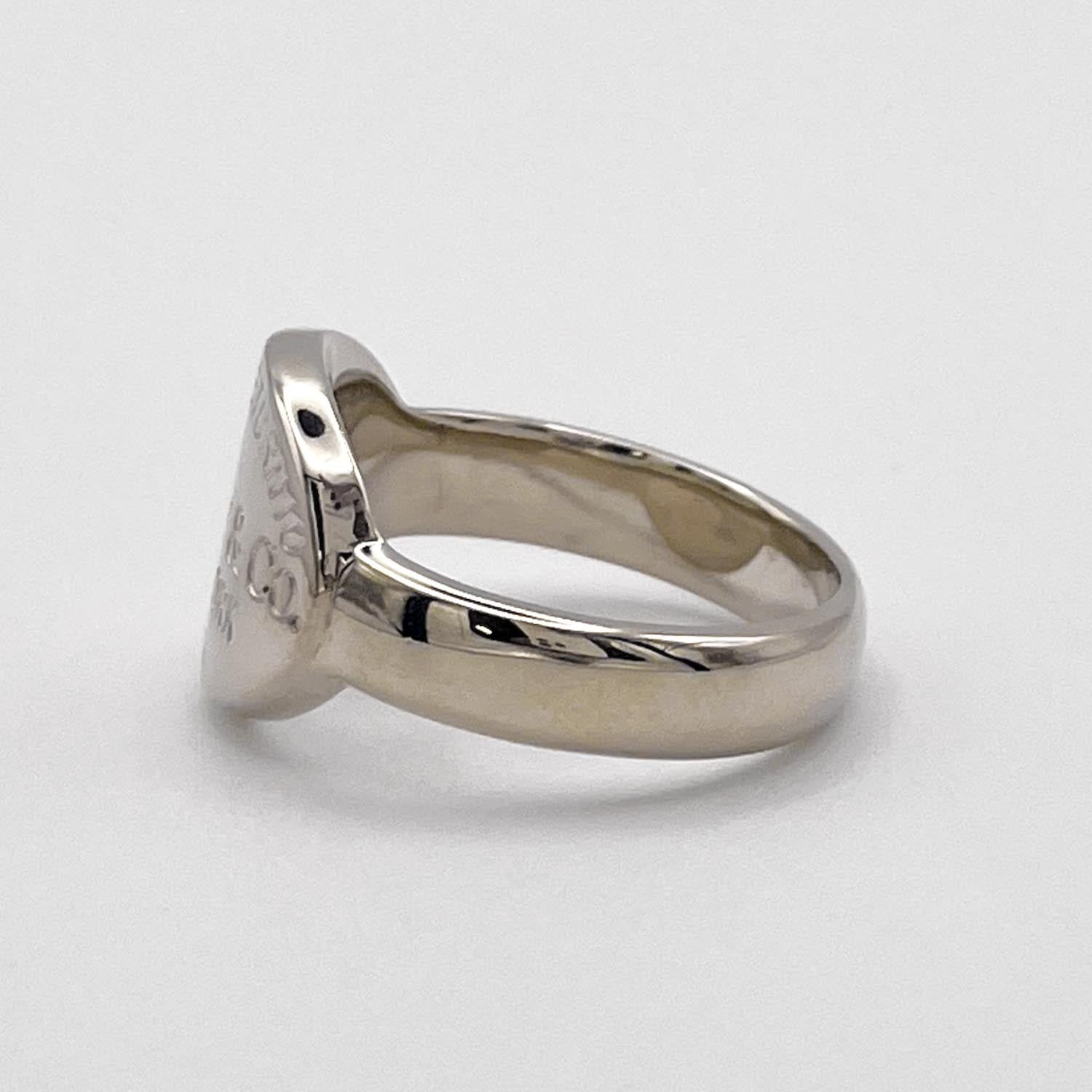 Tiffany&Co. ティファニー 12.5号 リターントゥ オーバルタグ リング