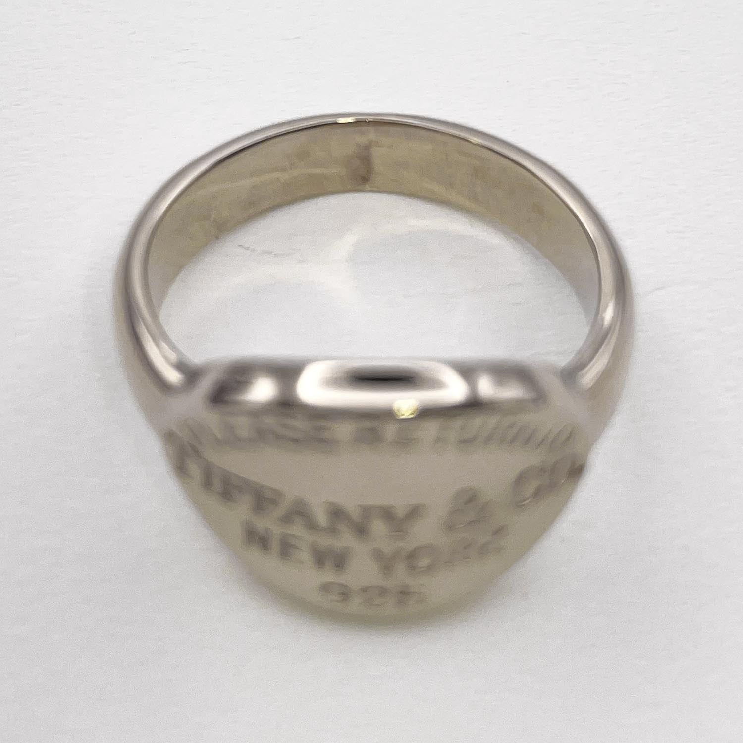 Tiffany&Co. ティファニー 12.5号 リターントゥ オーバルタグ リング