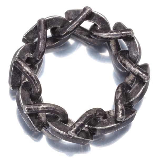 ティファニー フォージ リンクリング いぶし仕上げ シルバー 925 ＃13 ⓪ ティファニー フォージ リンクリング いぶし仕上げ シルバー 925 ＃13